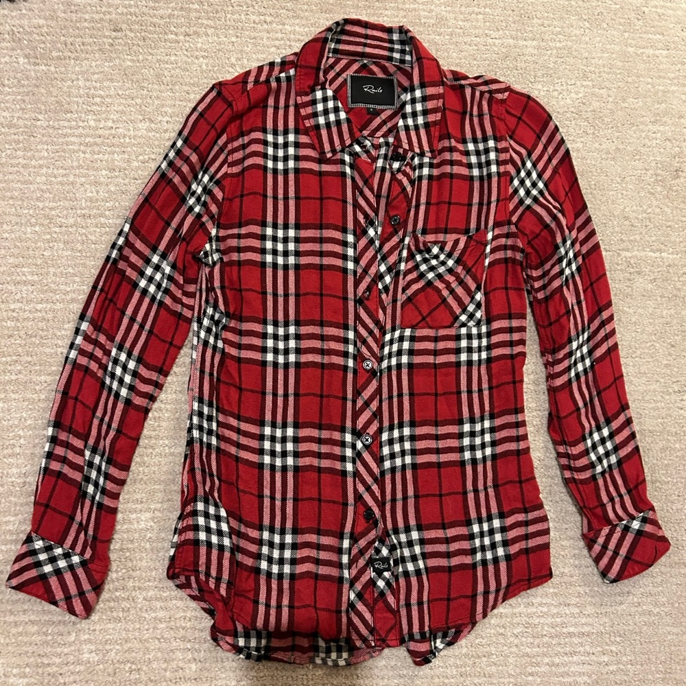 Rails plaid top